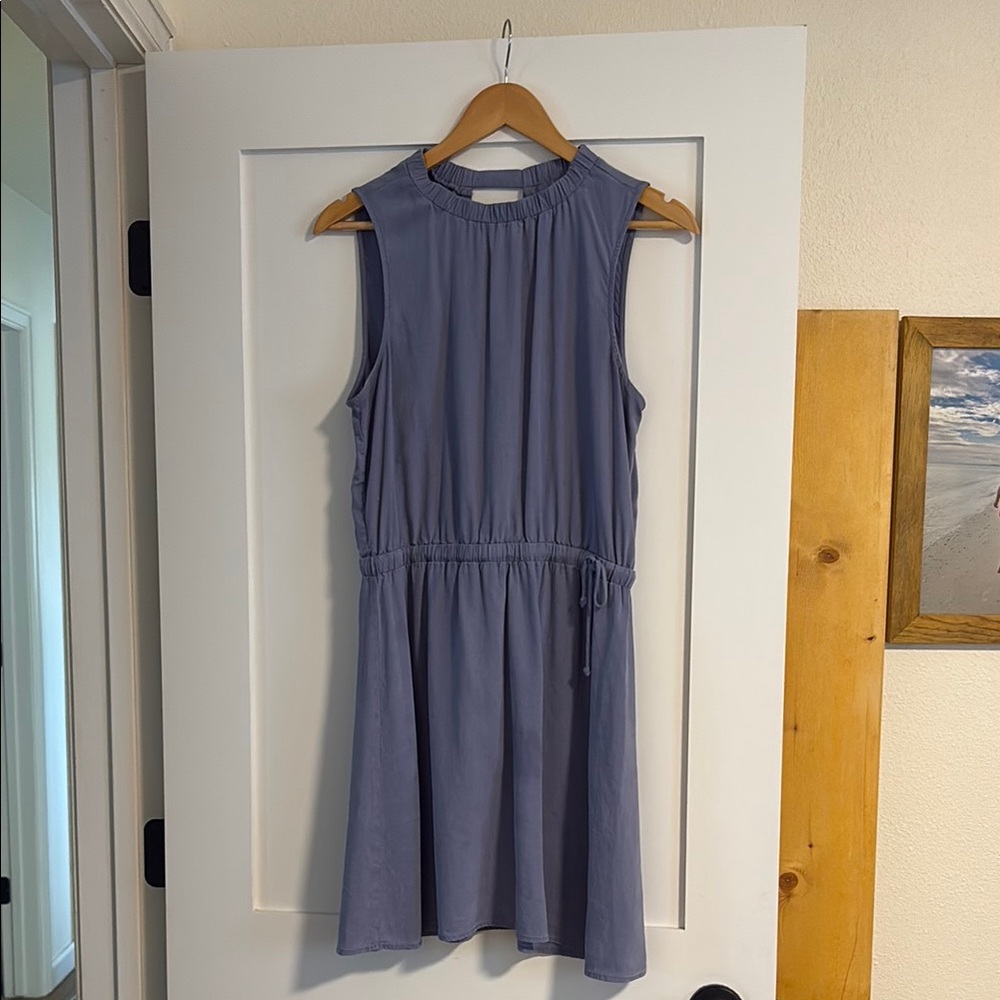 Sleeveless Blue Dress cloth & stone